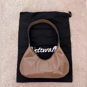 L’Intervalle genuine patent leather handbag - new